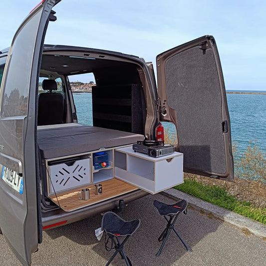 Aménagement van et fourgon amovible 2 couchages  camperbox !