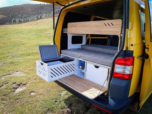 Aménagement van et fourgon amovible 2+ 1 couchage enfant camperbox