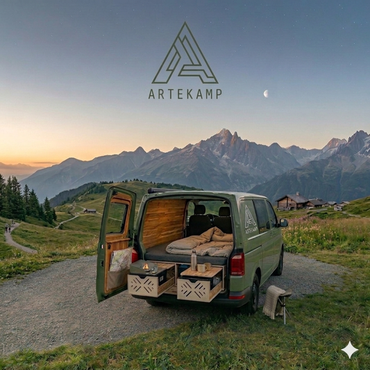 Vankamp avec tiroirs et matelas inclus