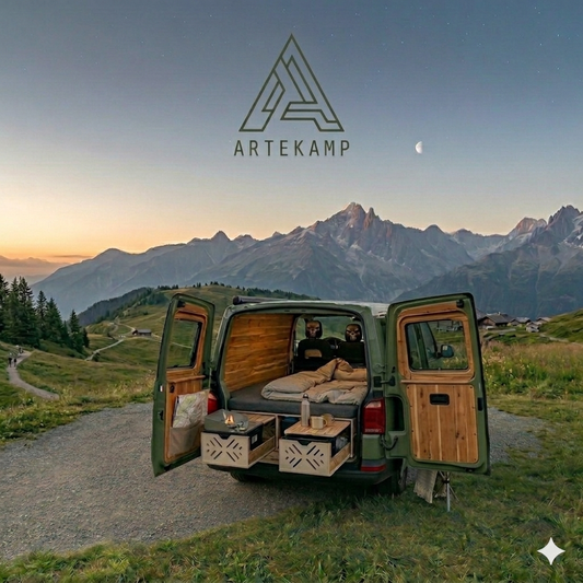 Vankamp avec tiroirs et matelas inclus