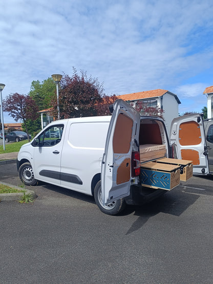 Vankamp avec tiroirs et matelas inclus