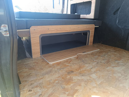 Vankamp avec tiroirs et matelas inclus